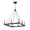 Z-Lite Barclay 8 Light Chandelier, Matte Black 482S-8-26MB - alternate 6